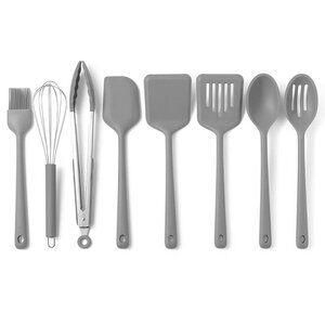 BNIB Core Kitchen 8-Piece Cooking Utensil Set, Gray